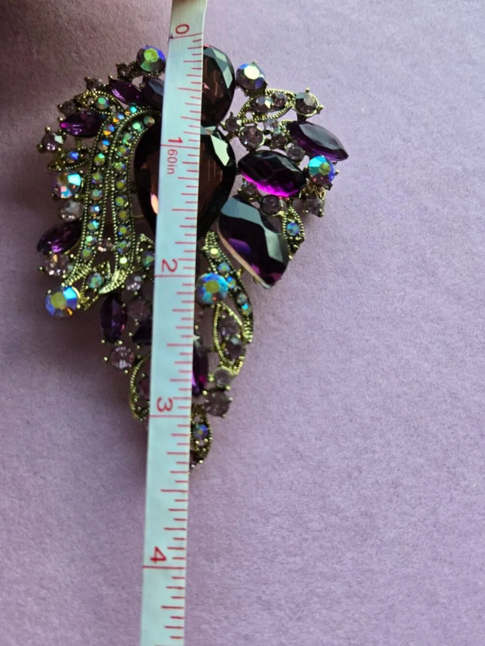 N/A bejewelled purple